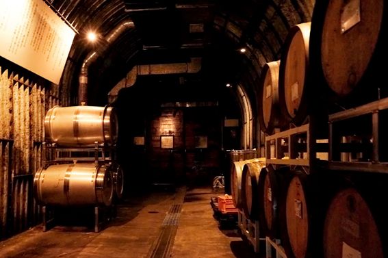 ココ・ファーム・ワイナリーのワイン貯蔵場