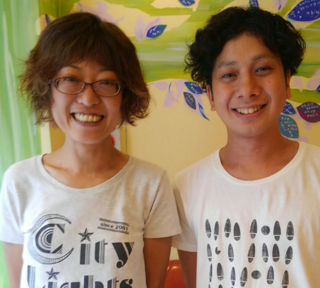 代表・平塚さんと、支配人の佐藤さんの写真