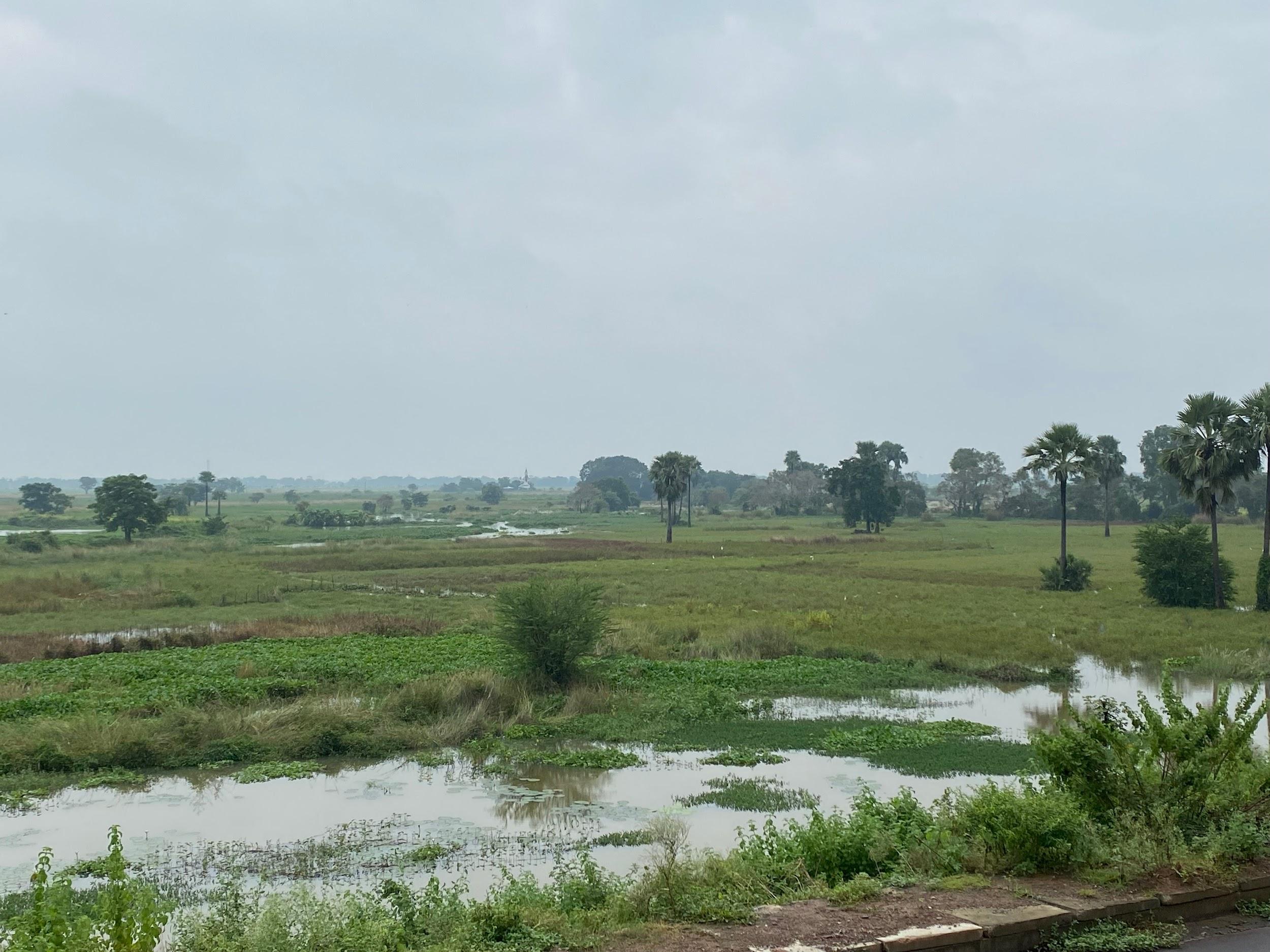 インドは基本平地で、湿地帯が多い