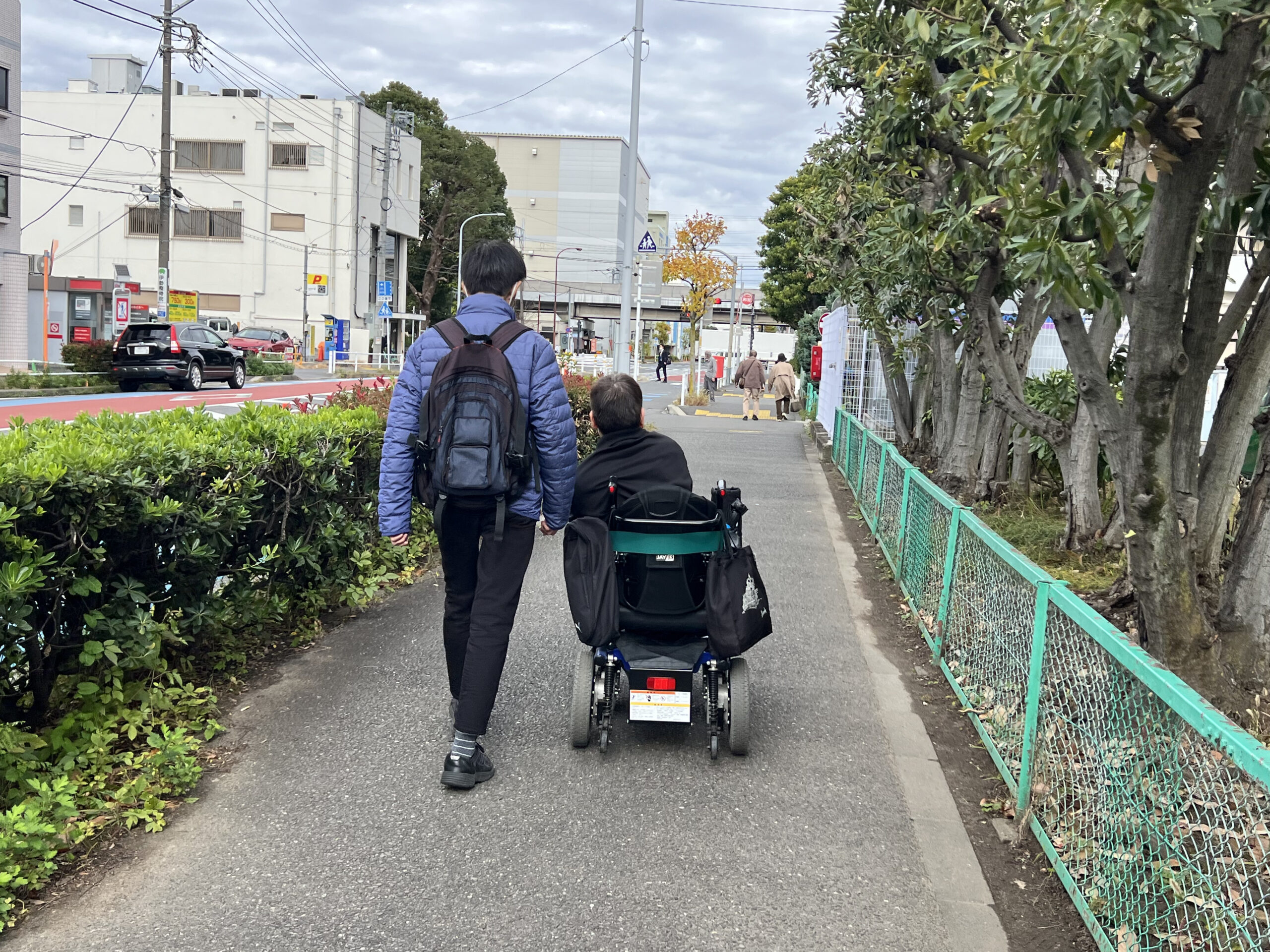 移動支援の様子