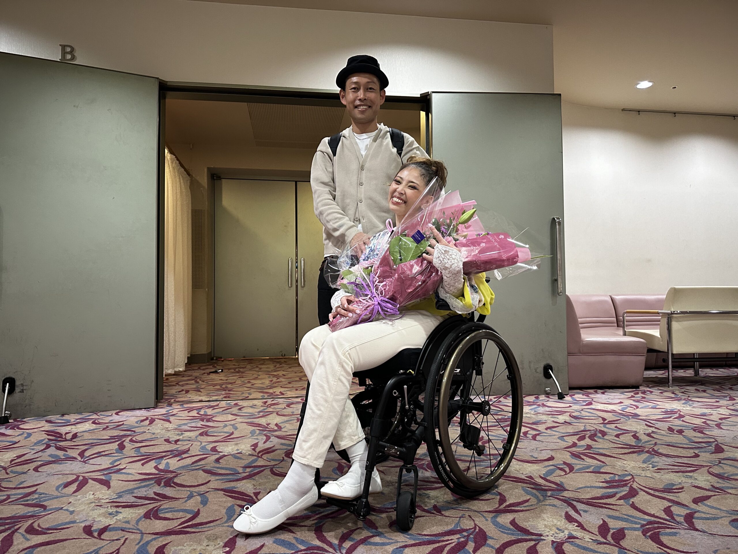 大会後の一枚。今後は普及活動にも力を入れ、「子どもの時からパラスポーツを知ってもらえたら」と語る