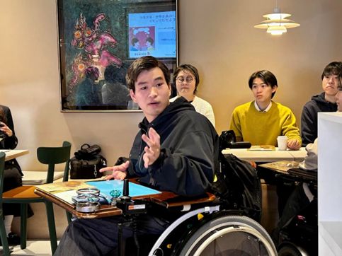 熱心に気持ちを伝える正野さん