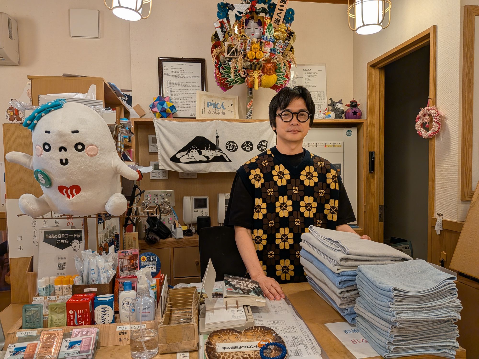 御谷湯の歴史を引き継ぐ片岡さん
